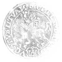 grosz 1535, Wilno, Aw: Orzeł i napis, Rw: Pogoń 