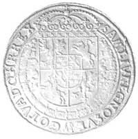 talar 1630, Bydgoszcz, Aw: Półpostać i napis, Rw: Tarcza herbowa pod koroną i napis, Kop. III.7., ..
