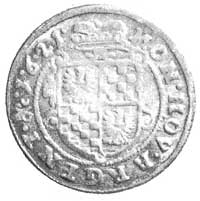24 krajcary 1621, Legnica, Aw: Popiersie i napis, Rw: Tarcza herbowa i napis, Kop. 240.VII -R-, Fb..