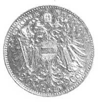 20 koron 1916, Wiedeń, (Bindenschild), Fr. 427. 