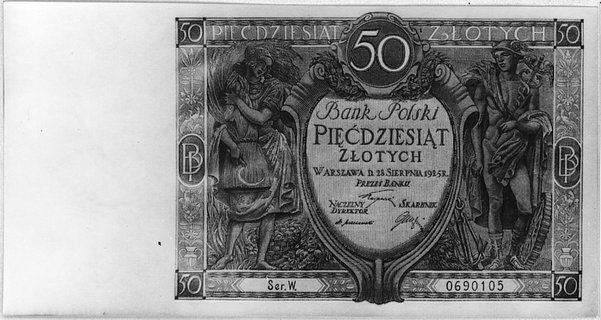 50 złotych 15.08.1925, Pick 64, Parchimowicz 36a