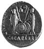 denar, Aw: Popiersie Augusta w wieńcu na głowie 