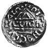 książę Henryk IV Święty (995-1002), denar, Aw: Krzyż równoramienny, w polu kółko, 2 kropki i trójk..