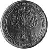 medal zaślubinowy Władysława IV i Ludwiki Marii z 1646 roku autorstwa Sebastiana Dadlera, Aw: Żagl..