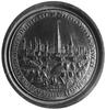 medal warcabowy nie sygnowany, pocz. XVIII w. Norymberga, Aw: Scena przedstawiająca oblężenie Wied..