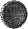 medal wybity w 1772 roku na zlecenie Jerzego Mnischa dla upamiętnienia śmierci żony Marii Amalii z..