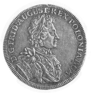 2/3 talara (gulden) 1706, Aw: Popiersie w wieńcu laurowym i napis, Rw: Wielopolowe tarcze herbowe i napis,Dav.821, Merseb.1451, tak zwany Coselgulden