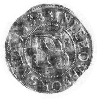 podwójny szeląg 1658, Szczecin, j.w., Kop. 170.1.3 -R-, Ahl.41