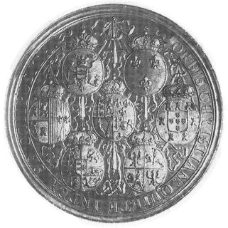 medal sygn. N.V. Swinderen wybity w 1738 r. z ok