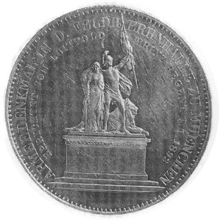 medal autorstwa A. Boerscha z okazji budowy Pomn