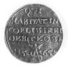 trojak 1565, Wilno, Aw: Pogoń i napis, Rw: Napis: QVI HABITAT.. Gum.623, Kurp.846 R3, T.15, moneta..
