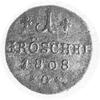 1 gröschel 1808, Kłodzko, Aw: Monogram, Rw: Nomi