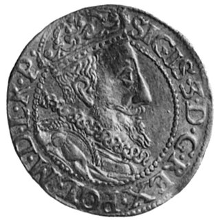 dukat 1612, Gdańsk, Aw: Popiersie w koronie i napis, Rw: Herb Gdańska i napis, Fr.10, Gum.1402, Kurp.2301 R2