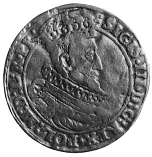 dukat 1622, Gdańsk, Aw: Popiersie w koronie i napis, Rw: Herb Gdańska i napis, Fr.10, Gum.1406, Kurp.2307 R4