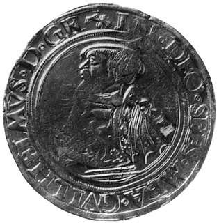 Wilhelm V 1539-1592, talar b.d., Aw: Popiersie w lewo, w otoku napis, Rw: Tarcza herbowa, w otoku napis, Dav.8931