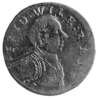 VI groszy 1720, Królewiec, Aw: Popiersie, poniżej litery CG, w otoku napis, Rw: Tarcze herbowe, w otoku napis,Schr.469
