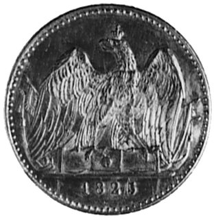 friedrichsdor 1825, Berlin, Aw: Głowa w prawo, w otoku napis, Rw: Orzeł pruski poniżej data, Divo-Schramm 162,Fr.2429