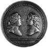medal wybity z okazji zaślubin Fryderyka Christiana syna Augusta III z Antoinettą córką Karola VII..