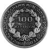 100 koron 1923, Wiedeń, Aw: Orzeł, w otoku napis i data, Rw: W wieńcu nominał, Fr.433, bardzo rzad..