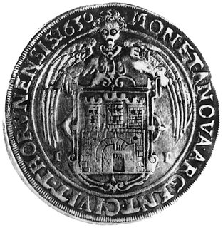 talar 1630, Toruń, Aw: Półpostać króla i napis, Rw: Herb Torunia i napis, Dav.4317, Kurp.2357 R3, T.30