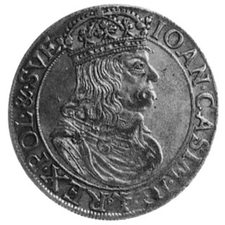 szóstak 1660, Kraków, Aw: Popiersie w koronie i 