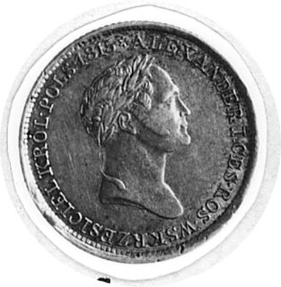 1 złoty 1831, Warszawa, Aw: Głowa i napis, Rw: Wieniec i napis, Plage 74