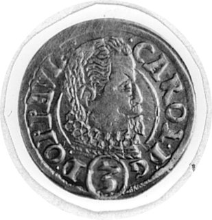 grosz 1619, Aw: Głowa w prawo i napis, Rw: Dwie tarcze herbowe, poniżej litery CC, w otoku napis, rzadka monetazaliczana do numizmatyki Księstwa Liechtensteinu
