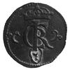 szeląg 1650, Wschowa, Aw: Monogram królewski, Rw: Napis, Gum.1633, Kurp.11 R2, moneta bardzo rzadk..