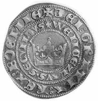 Wacław II 1300-1305, grosz praski, Aw: Korona; w