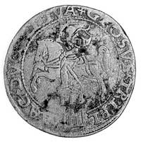 trojak 1562, Wilno, Aw: Popiersie w koronie i na