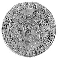 dukat 1581, Gdańsk, Aw: Popiersie i napis, Rw: Herb Gdańska i napis, H-Cz. 670 R3, Fr. 3, T. 50.
