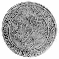 szóstak 1623, Bydgoszcz, Aw: Popiersie w koronie i napis, Rw: Tarcze herbowe i napis, Gum. 1161, K..