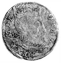 trojak 1598, Lublin, Aw: Popiersie w koronie i napis, Rw: Herby i napis, Kop. XLVIIIL 1-R-, Wal. L..
