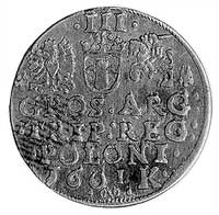 trojak 1601, Kraków, j.w., Kop. LII 2-R-, Wal. XCI.