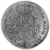 talar 1788, Warszawa, Aw: Głowa i napis, Rw: Tarcza herbowa i napis, Plage 407, Dav. 1621.