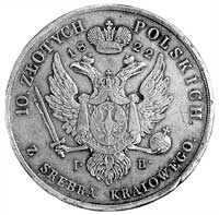 10 złotych 1822, Warszawa, j.w., Plage 25-R-.