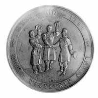 medal na 100-lecie Konstytucji 3 Maja 1891 r., A