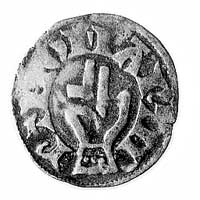 Besan˜on- arcybiskupstwo, denar XIII w., Aw: Dło