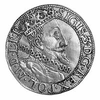dukat 1610, Gdańsk, Aw: Popiersie w koronie i napis, Rw: Herb Gdańska i napis, H-Cz. 5774 R, Fr. 1..