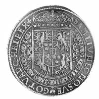 talar 1628, Bydgoszcz, Aw: Popiersie w koronie i napis, Rw: Tarcza herbowa i napis, Kurp. 1609 R, ..