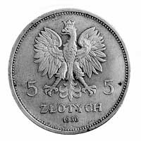 5 złotych 1930, Warszawa, Sztandar.