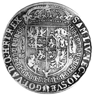 talar 1627, Bydgoszcz, herb Półkozic pod tarczą herbową, Kurp. 1596 R1, Dav. 4315.