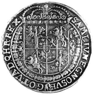 talar 1630, Bydgoszcz, herb Półkozic pod popiersiem króla, na końcu napisu rozeta, Kurp. -, Gum. 4316.