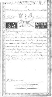 25 złotych 8.06.1794, Seria B, Pick A 3.