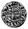 Knut II 1016-1035, denar, mennica w Norwich, Aw: Popiersie w hełmie z berłem i w płaszczu w lewo, ..