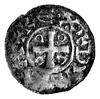 Magdeburg- król Otto III i Adelajda, denar, Aw: Krzyż równoramienny, w polu ODDO, w otoku DVNRA RE..