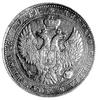 3/4 rubla = 5 złotych 1840, Warszawa, Plage 366 /rzadka odmiana - ogon orła o podwójnym rzędzie pi..