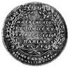 Maria Leszczyńska i Ludwik XV- medal zaślubinowy autorstwa Fryderyka Marla, Berlin 1725 r., Aw: Na..