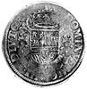 daalder 1563, Overijssel, Aw: Popiersie Filipa króla Hiszpanii, Rw: Tarcza herbowa i napis w otoku..