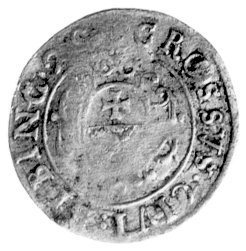 grosz 1629, Elbląg, okupacja szwedzka, popiersie króla Gustawa Adolfa, Ahlström 29 b, Bahr. 9370.